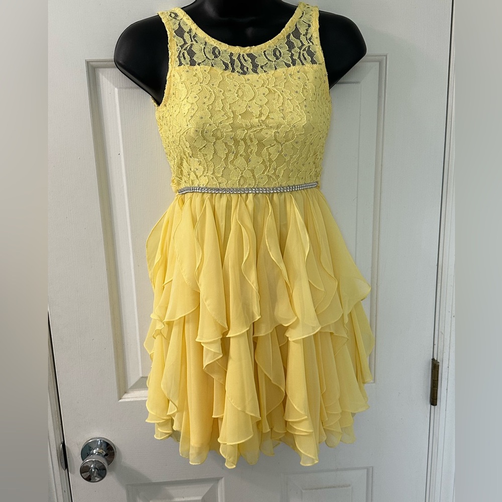 Emily West Yellow Dress Size 10